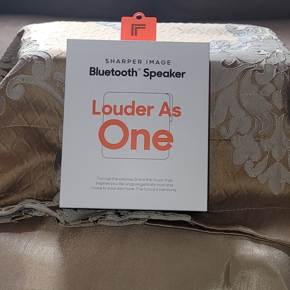 Sharper Image Louder As One Bluetooth Speaker-White NIB - Picture 4 of 4